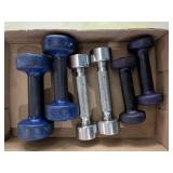 3 Pair 2,3 & 5 lb Dumbbells