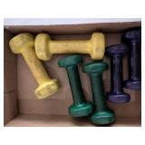 3 Pair 2,3 & 4 lb Dumbbells