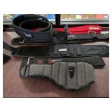 6 Assorted Velcro Weight Lifting Belts