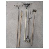 5 Assorted Garden Tools