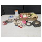 Assorted Tape, Rope, Twine and Bungees