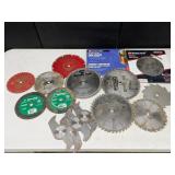 Assorted Tablesaw, Circular Saw Blades
