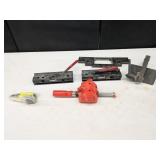 Assorted Grinding Jigs & Bessey Clamp