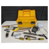 Toolbx with Assorted Tools