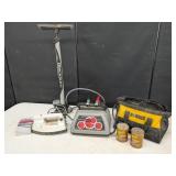 Battery Charger, New Chainsaw blade, etc