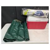 Coleman Cooler, 4 Peson Tent & Air Mattress