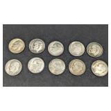 10 Silver Dimes