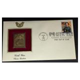 First Day Issue with Gold Stamp