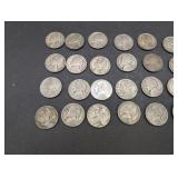40-Silver War Nickels