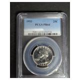 1953 Quarter  PCGS PR64