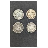 4 Silver Dimes