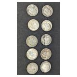 10 Silver Dimes