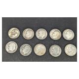 10 Silver Dimes