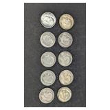 10 Silver Dimes