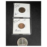 3- German Coins, 1 Silver