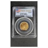 2005 G $10 Gold Eagle, PCGS MS69 First Strike