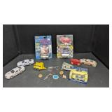 Assorted Lot Cars, Key Chain, Belt Buckle Etc.
