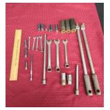 Assorted SK Wrenches, Sockets and Ratchets
