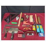 Assorted Carpenter and Drywall Tools