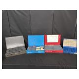 4 Hardware Bins with Contents