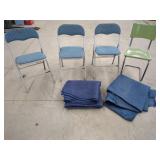 3 Folding Chairs, Vintage Chair, Moving Blankets