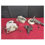 Four Assorted Corded Power Tools