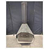 Freestanding Metal Fireplace