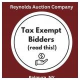 Tax Exempt Bidders