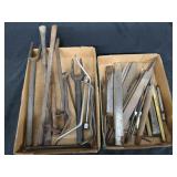 Assorted Chisels Punches and Specialty Hand Tools