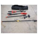 Black & Decker Cordless Pole Saw, Fiskars Trimmer