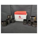 8 Snap-On Glasses and Lunch Box