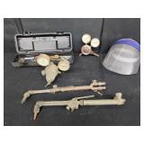 2 Torches, 2 Sets of Gauges, Torch Tips, etc