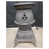 Globe Cylinder Pot Belly Wood Stove