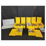 8 Hardware Bins with Contents