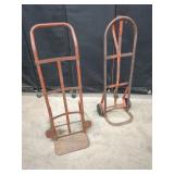 2 Hard Tire Hand Trucks
