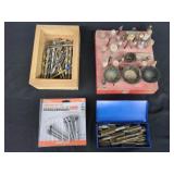 Group of Drill Bits, Taps, Forstner Bits, etc