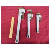 3-Pittsburgh Pipe Wrenches