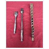 Snap On 1/2' Drive Ratchets & Sockets SAE
