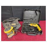 DeWalt Corded Palm Sander and 3/8' Drill