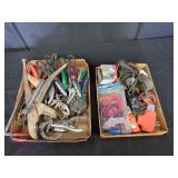 Assorted Pliers and Electrical Items
