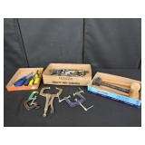 Assorted Hammers, Clamps, Chisels,etc