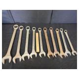 Large Open and Box End Wrenches