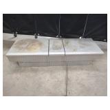 Aluminum Diamond Plate Crossover Toolbox