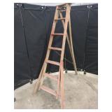 7' Wooden A-Frame Orchard Ladder
