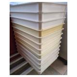 12 Fiberglass Stackable Doughï¿½ Trays