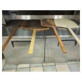 Four Assorted Wooden Pizza Paddles