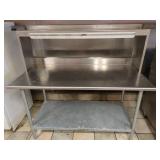 30' x 60' Stainless Steel Prep Table