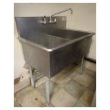 Advance Tabco Stainless Steel Two Bay Sink
