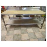 30ï¿½ï¿½ x 72ï¿½ï¿½ Stainless Steel Prep Table