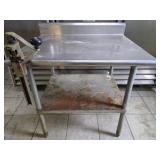 30ï¿½ï¿½ x 36ï¿½ï¿½ Stainless Steel Prep Table